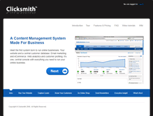 Tablet Screenshot of clientsmith.com